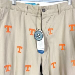Castaway Nantucket Tennessee Vol's Stretch Twill Khaki Pants Men's SZ 33 X 30